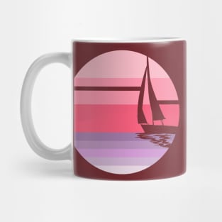 Sunset Sailboat Mug